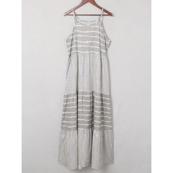 Summer striped contrast dress straps 6111545