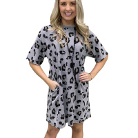 Summer new print dress T-shirt skirt women 6114296