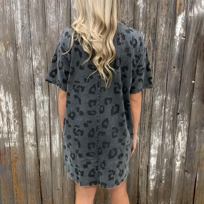 Summer new print dress T-shirt skirt women 6114296