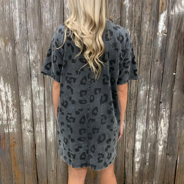 Summer new print dress T-shirt skirt women 6114296