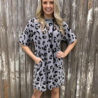 Summer new print dress T-shirt skirt women 6114296