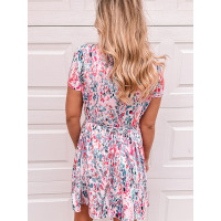 Boho Print dress Knee-length skirt 6113275