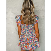 Boho Print dress Knee-length skirt 6114891