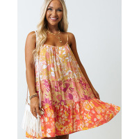 Floral knee-length skirt 6114225