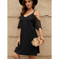 Strapless solid color dress skirt 2211457