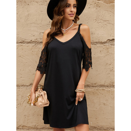 Strapless solid color dress skirt 2211457