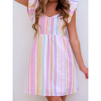 Summer thin ruffled dress skirt female 6114894