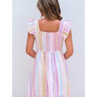 Summer thin ruffled dress skirt female 6114894
