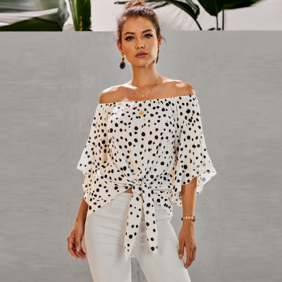 Floral embroidery ruffled shirt pullover  25118381