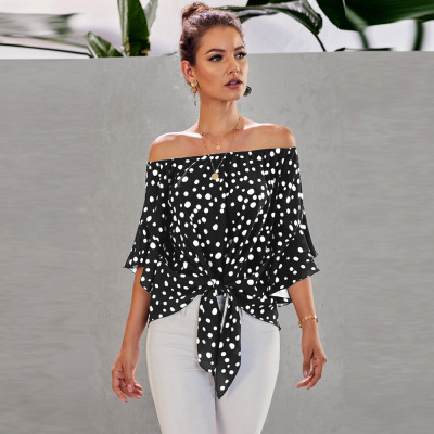 Floral embroidery ruffled shirt pullover  25118381
