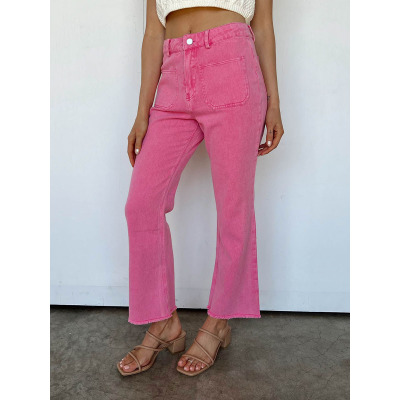 High-waisted jeans flares women 7711675
